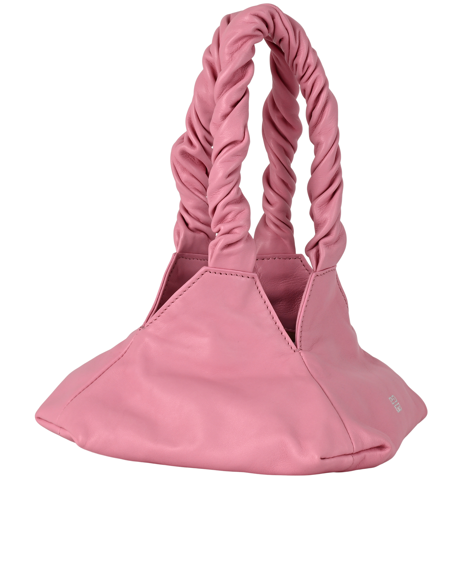 Balle Mini Tote, &pound;395, Handbags, Pink, Leather, Side view